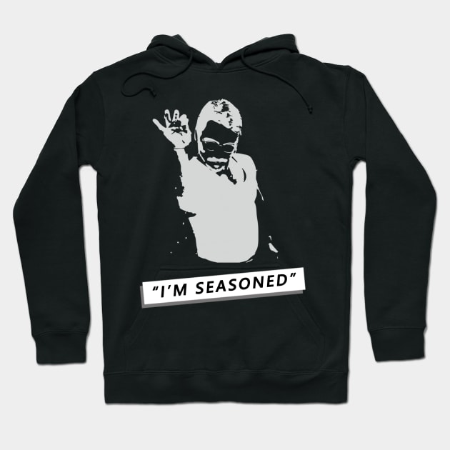 "I'm Seasoned" SaltBae - Black Hoodie by zhengzen